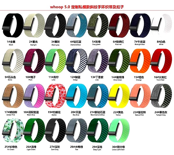 Mallas para Whoop 5.0